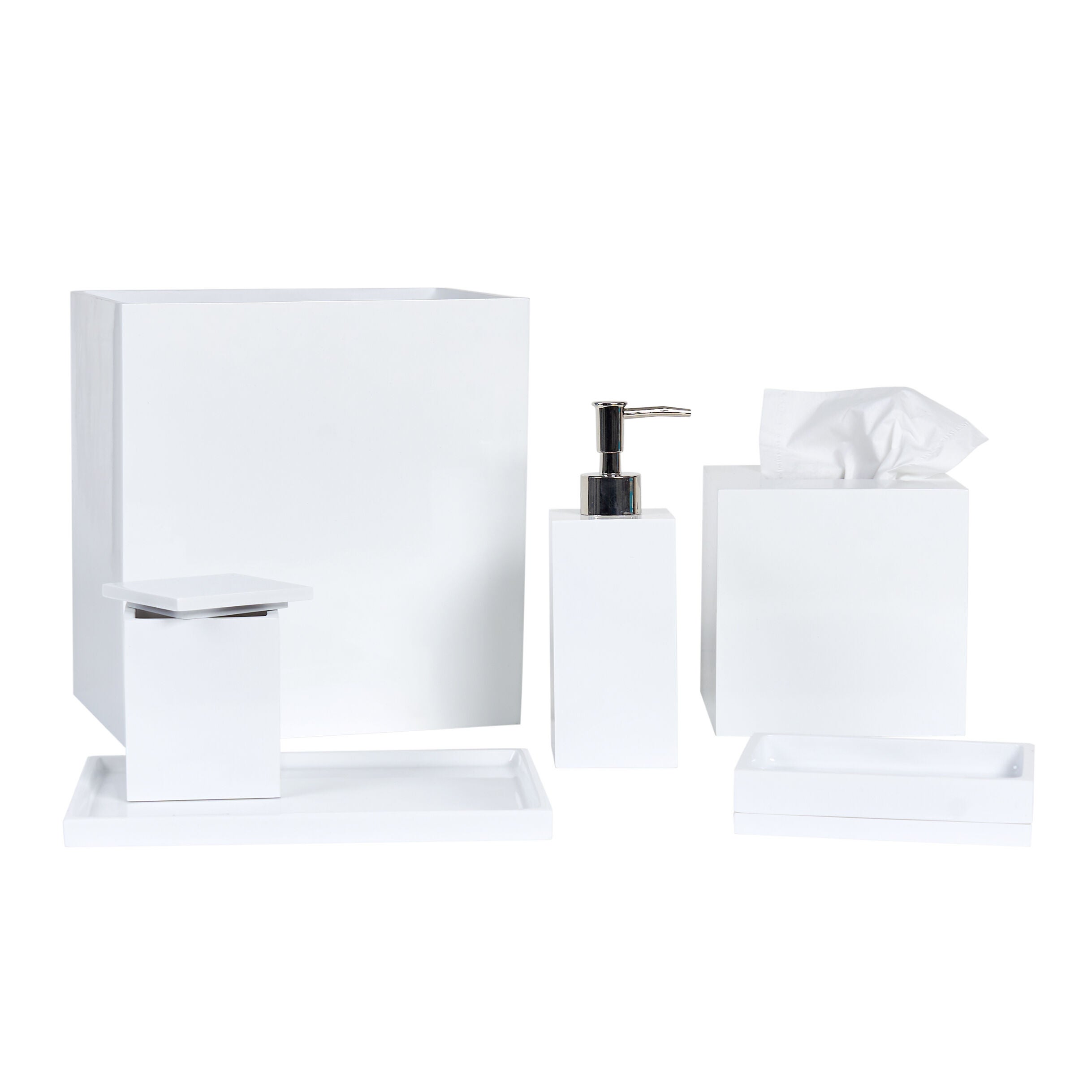 CUTTING EDGE BATH ACCESSORIES TISSUE COVER, ALMOND, alternate image number 2