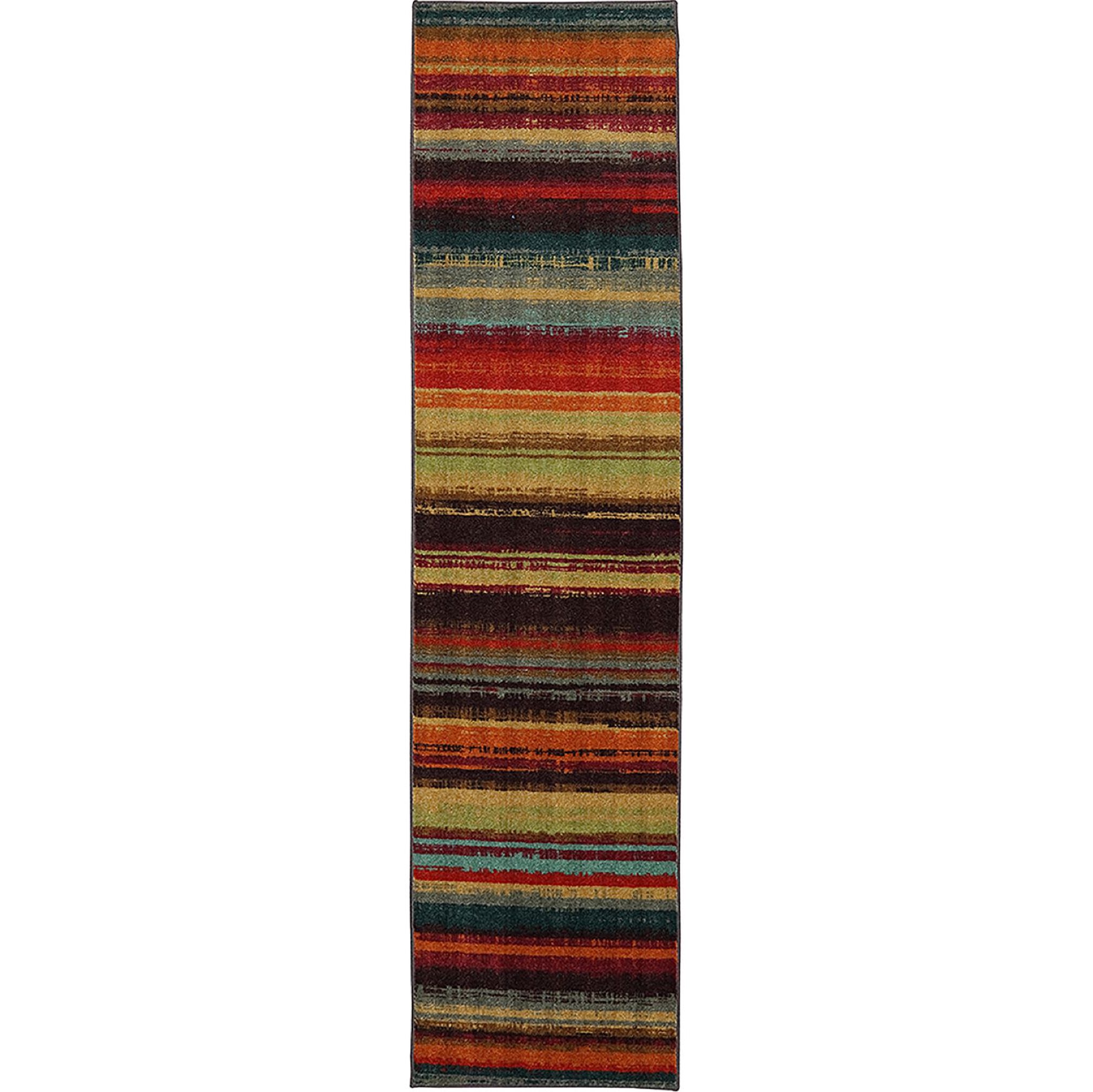 Boho Stripe Multi 2' X 5', MULTI, hi-res image number 0