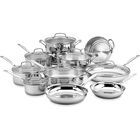 Chef'S Classic™ Stainless 17 Piece Chef'S Classic™ Stainless Set Cookware Set, STAINLESS STEEL, hi-res image number null
