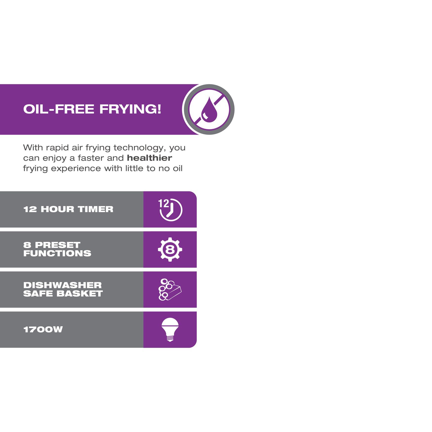 Salton&reg; XL Digital Air Fryer with Viewing Window, , alternate image number 9