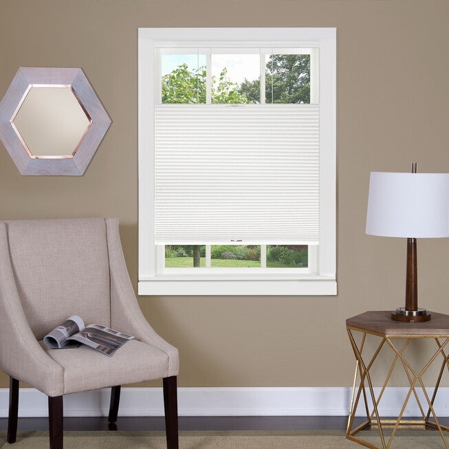 Top Down-Bottom Up Cordless Honeycomb Cellular Shade, WHITE, hi-res image number 0