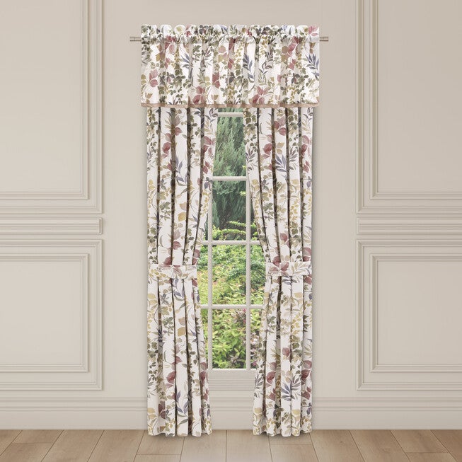 Rosewood 84 Inch Window Panel Pair, ROSE, alternate image number 1