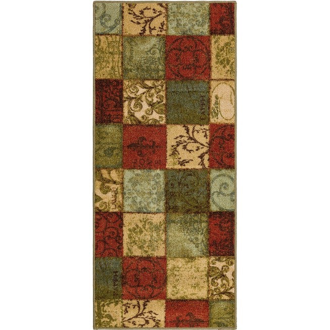 Floral Tile Multi 1' 8 inches X 3' 9 inches, MULTI, hi-res image number null
