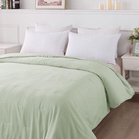 Ruffled Edge Down Alternative Blanket, , alternate image number null