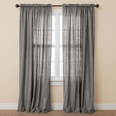 Poly Cotton Canvas Rod-Pocket Panel