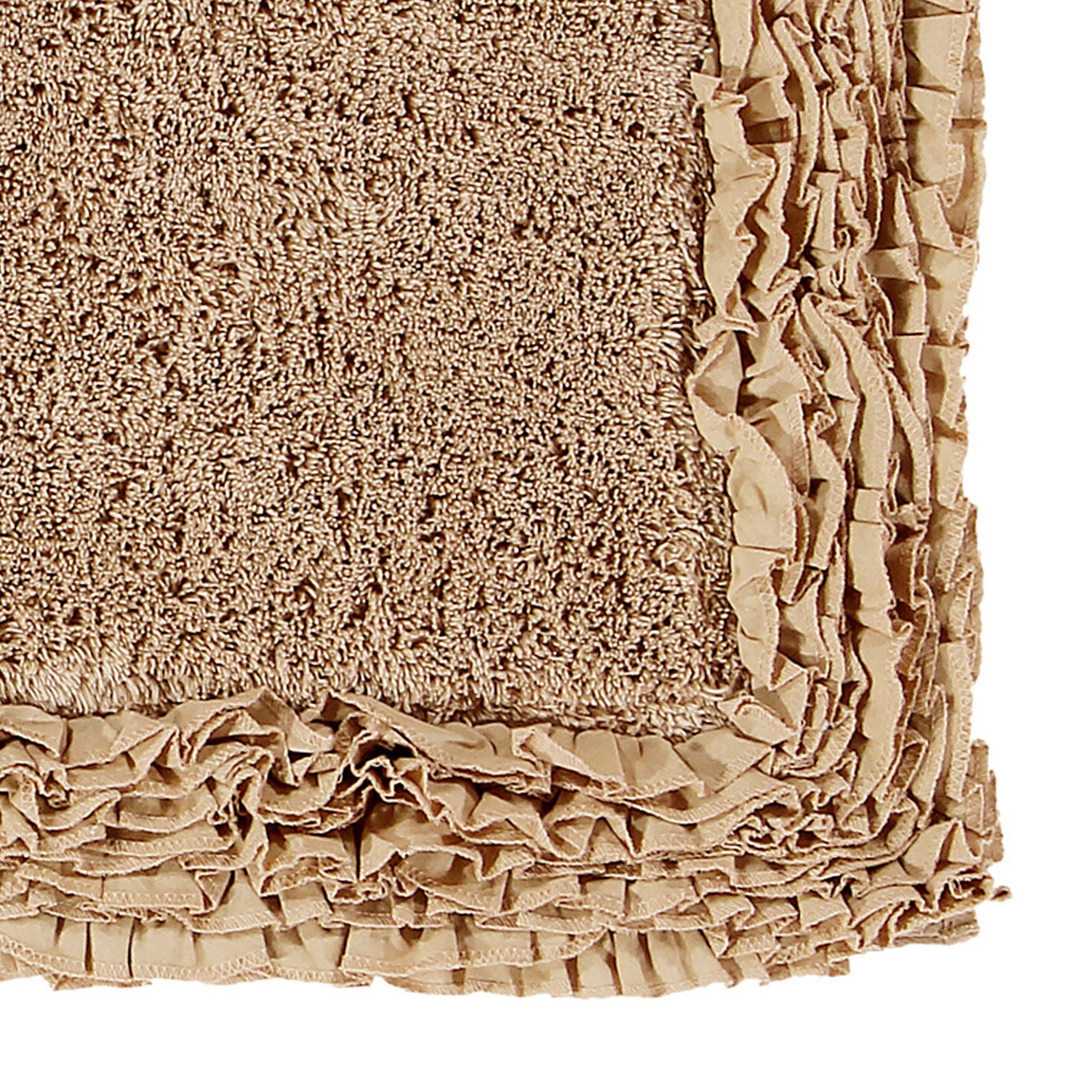 Shaggy Border Bath Rug Mat, 3 Pc Set, (17 inches X 24 inches | 21 inches X 34 inches | 24 inches X 40 inches), , on-hover image number 1