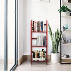 3-Shelf Folding Bookcase 14" Wide-Mahogany, , alternate image number null