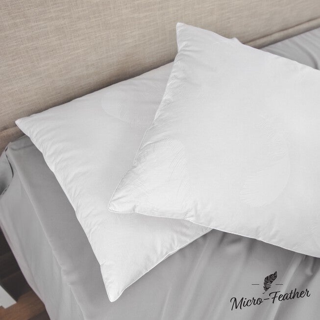SensorPEDIC Micro-Feather Plush Pillows - 2 Pack, , alternate image number null