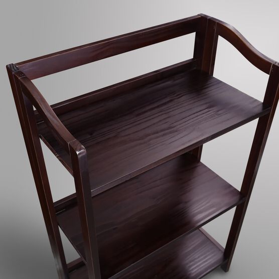Stratford 3-Shelf Folding Bookcase-Espresso, , alternate image number null