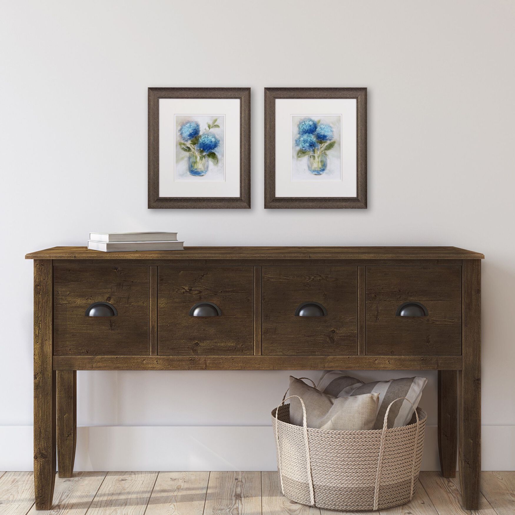 Bedazzled In Blue Framed Wall D&eacute;cor, Set Of 2, , on-hover image number 1