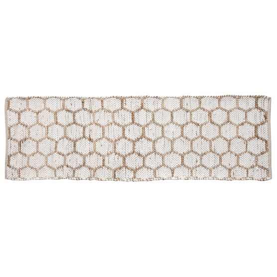 Beehive Modern Collection Area Rug, WHITE, hi-res image number null