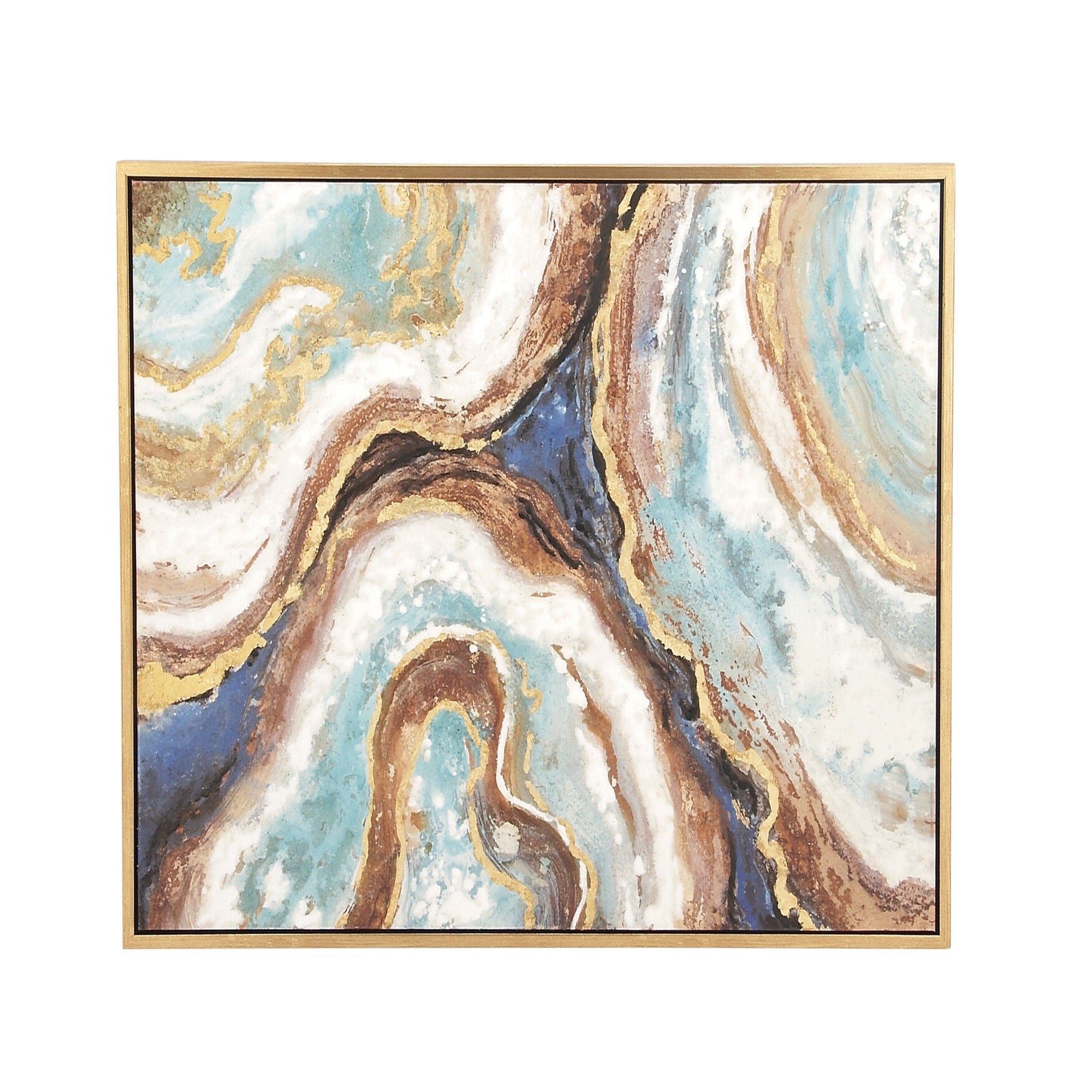 Multi Colored Glam Abstract Canvas Wall Art Framed Wall Art, , alternate image number 2