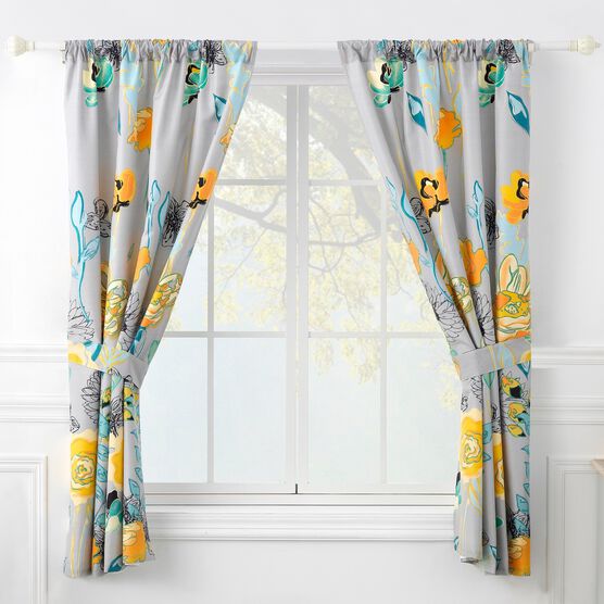 Watercolor Dream Curtain Panel Set, , on-hover image number null