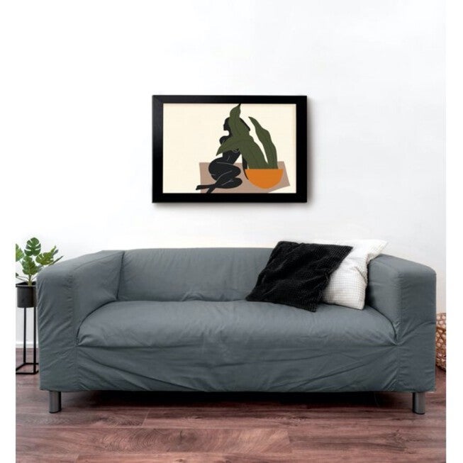 Black Wood Picture Frame With Polished Plexiglass, , alternate image number null