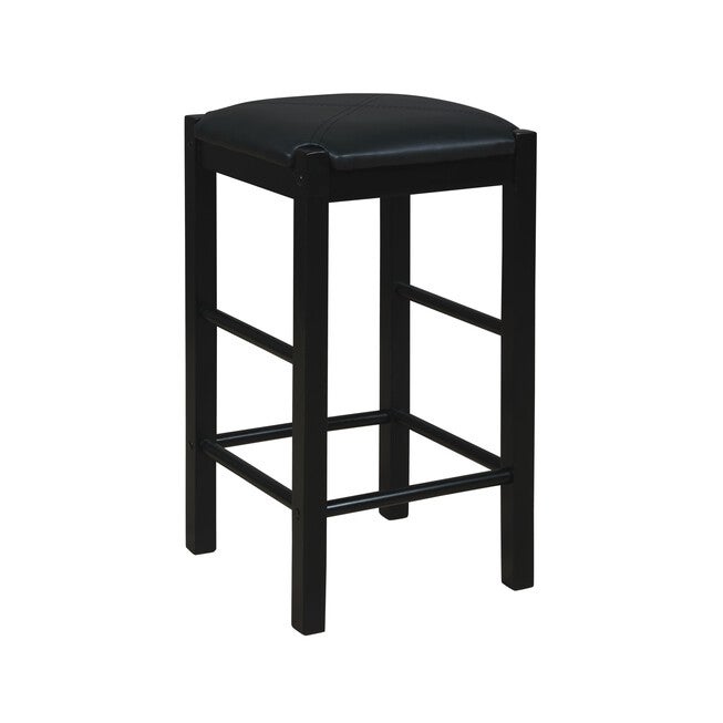 Lancer Backless Counter Stools, Black - Set of Two, , alternate image number 2