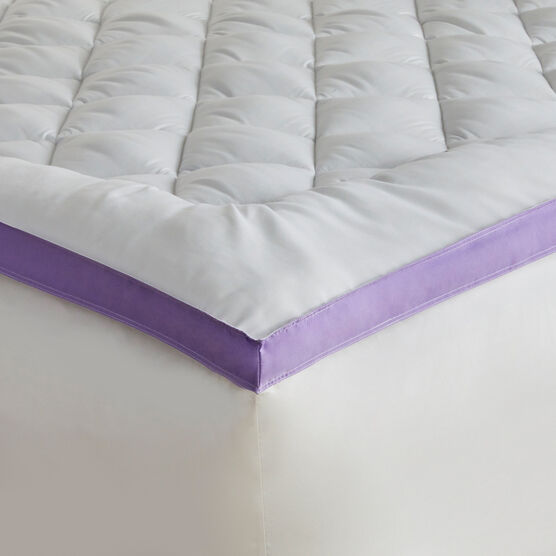 Gussetted Density Topper, WHITE LILAC, hi-res image number null