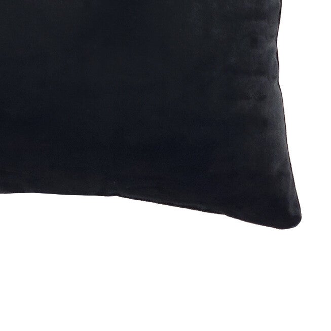 Edie @ Home Velvet Rocker Skeletons Decorative Throw Pillow 18X18, Black, , alternate image number 3