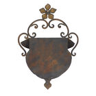 Dark Brown Iron Traditional Planter, , on-hover image number null