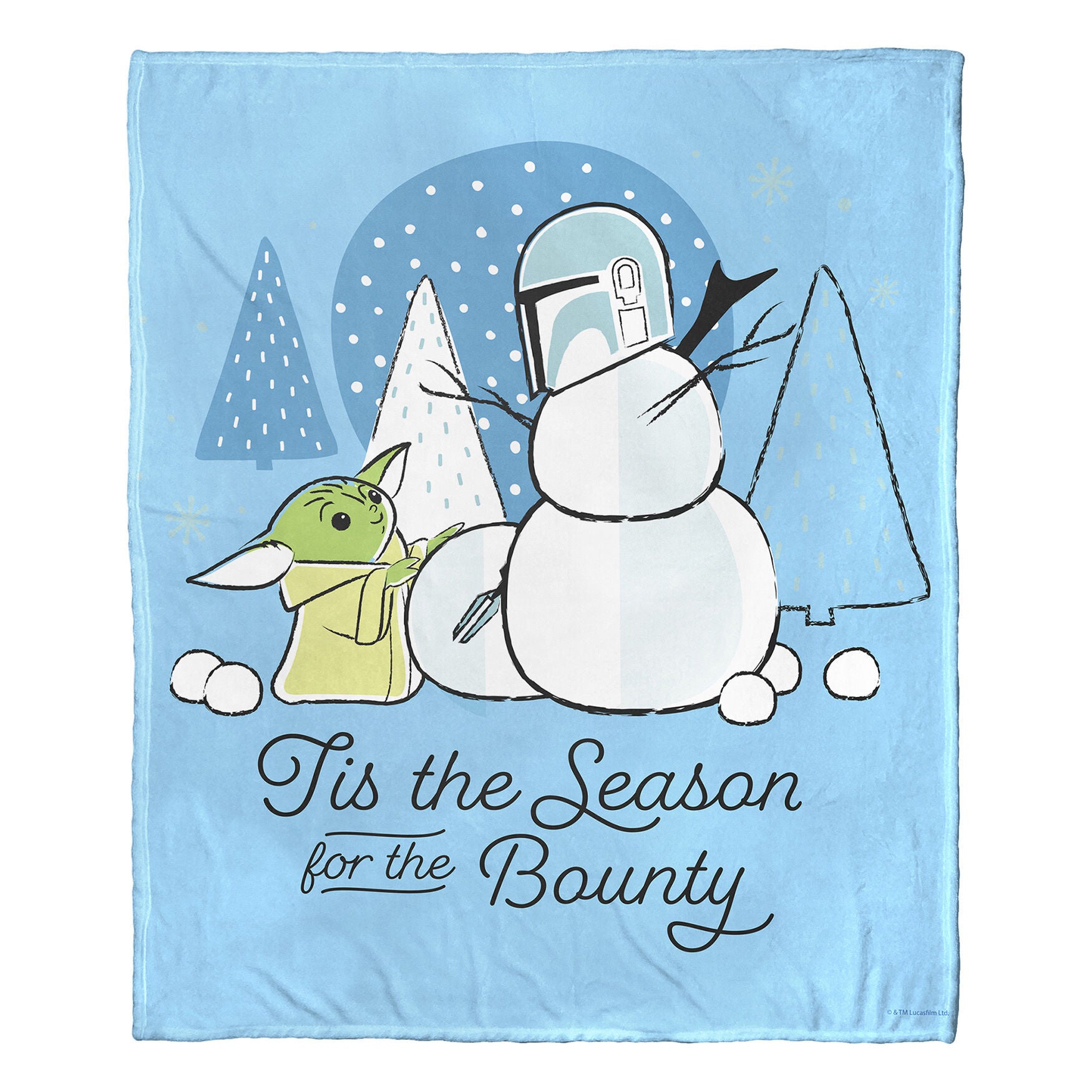 Star Wars: The Mandalorian Bounty Season Silk Touch Throw Blanket, , on-hover image number 1