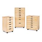 Croghan Six Drawer Rolling Storage Cart, , alternate image number null