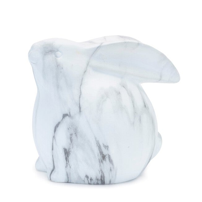 Marble Design Rabbit Shelf Sitter (Set of 2), WHITE/GREY, alternate image number null