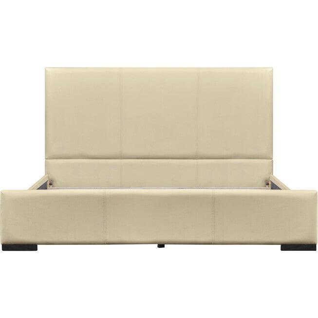Abbey Platform Bed, Beige, Queen, BEIGE, alternate image number 2