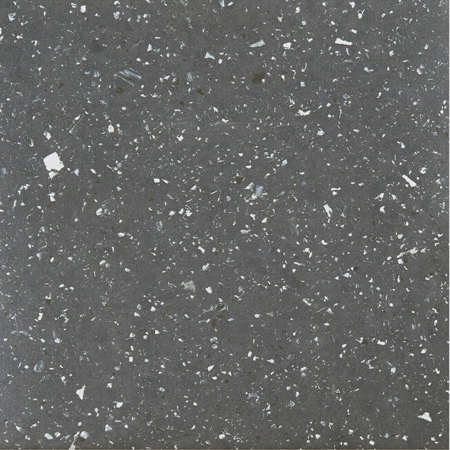 Sterling 12 inches x 12 inches Self Adhesive Vinyl Floor Tile, BLACK GRANITE, hi-res image number 0