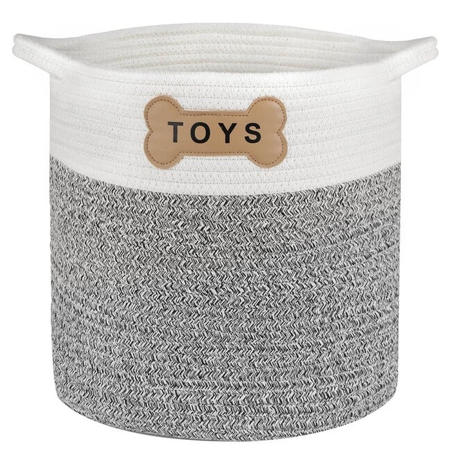Naples Toy Pet Dog Cat Basket, ASSORTED, hi-res image number 0