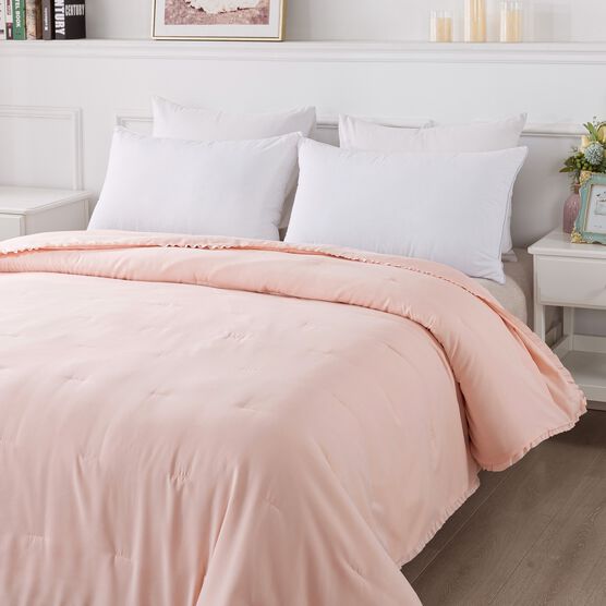 Ruffled Edge Down Alternative Blanket, , alternate image number null