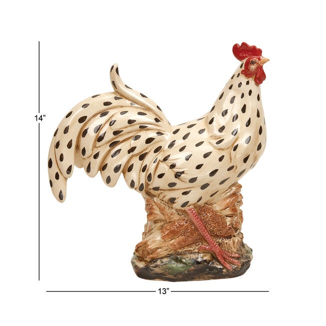 Beige Ceramic Farmhouse Birds Garden Sculpture, , alternate image number null