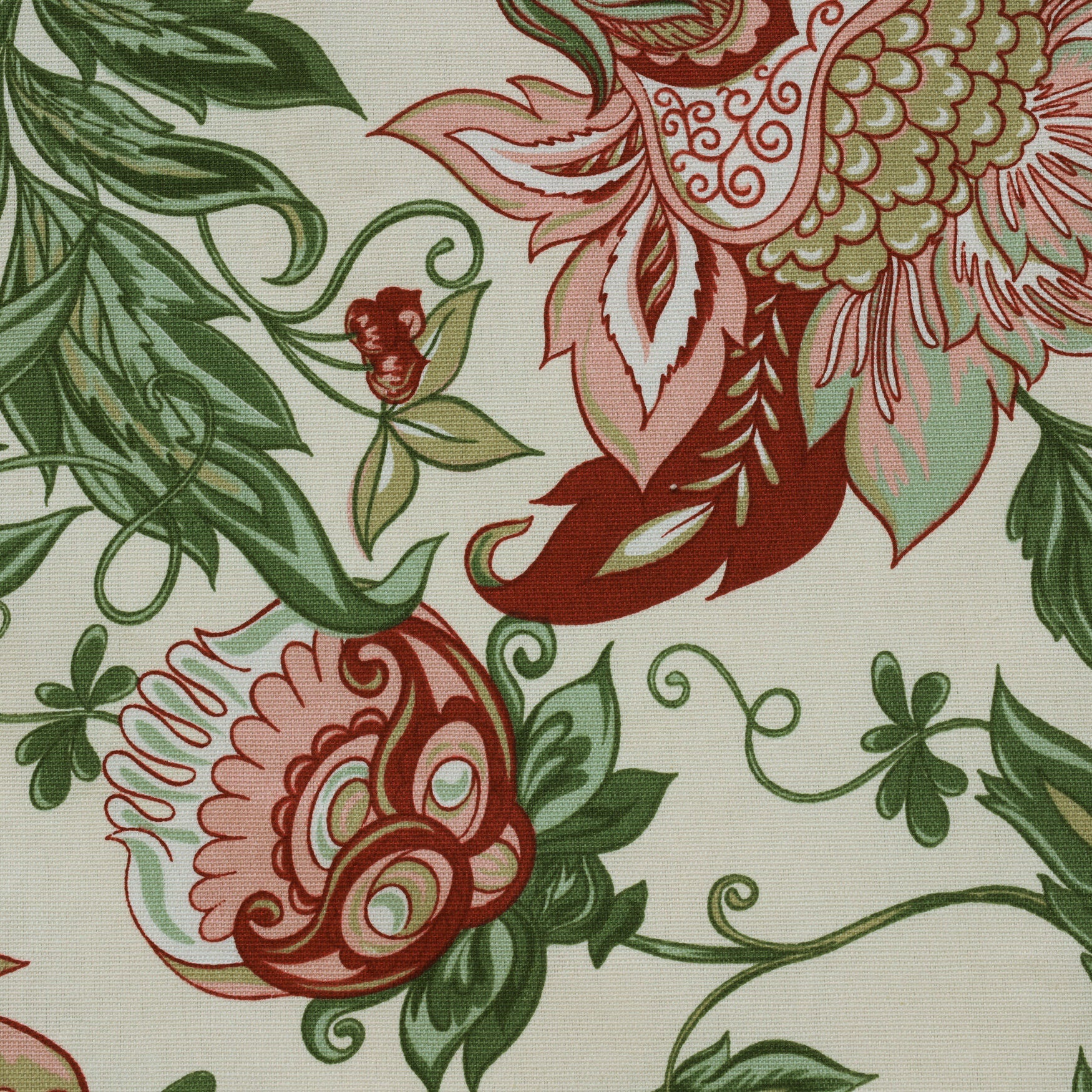 Jacobean Garden Light Filtering Dual Header Curtain Panel, , alternate image number 7