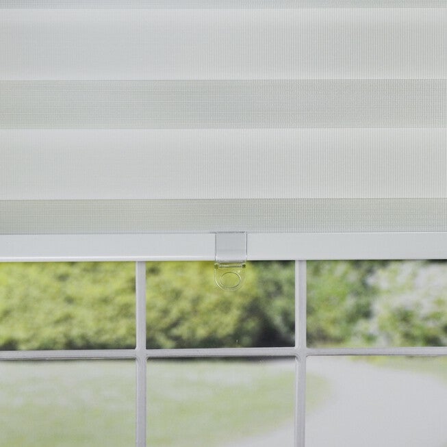Cordless Zebra Slimline Privacy Window Shade Window, , alternate image number null