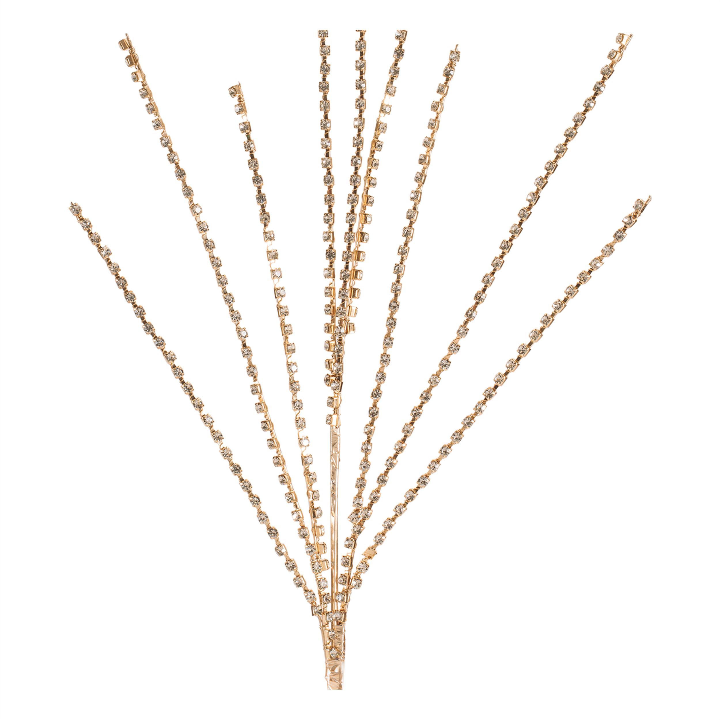 Jewel Bead Spray (Set of 2), GOLD, alternate image number 4