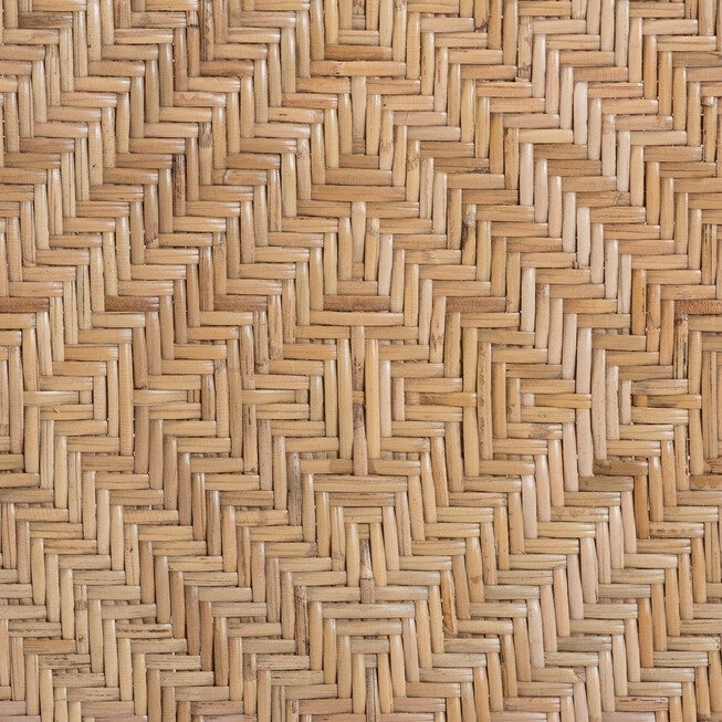 Ayana Mid-Century Modern Two-Tone Black And Natural Brown Rattan Dining Chair, , alternate image number null