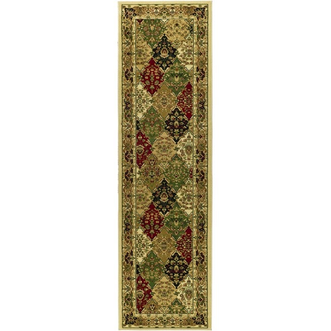 Lyndhurst Multi / Ivory 2'-3" X 8' Runner Rug, MULTI IVORY, hi-res image number null