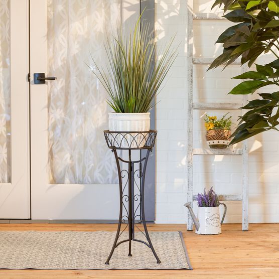 Curlicue Single Plant Stand, , alternate image number null
