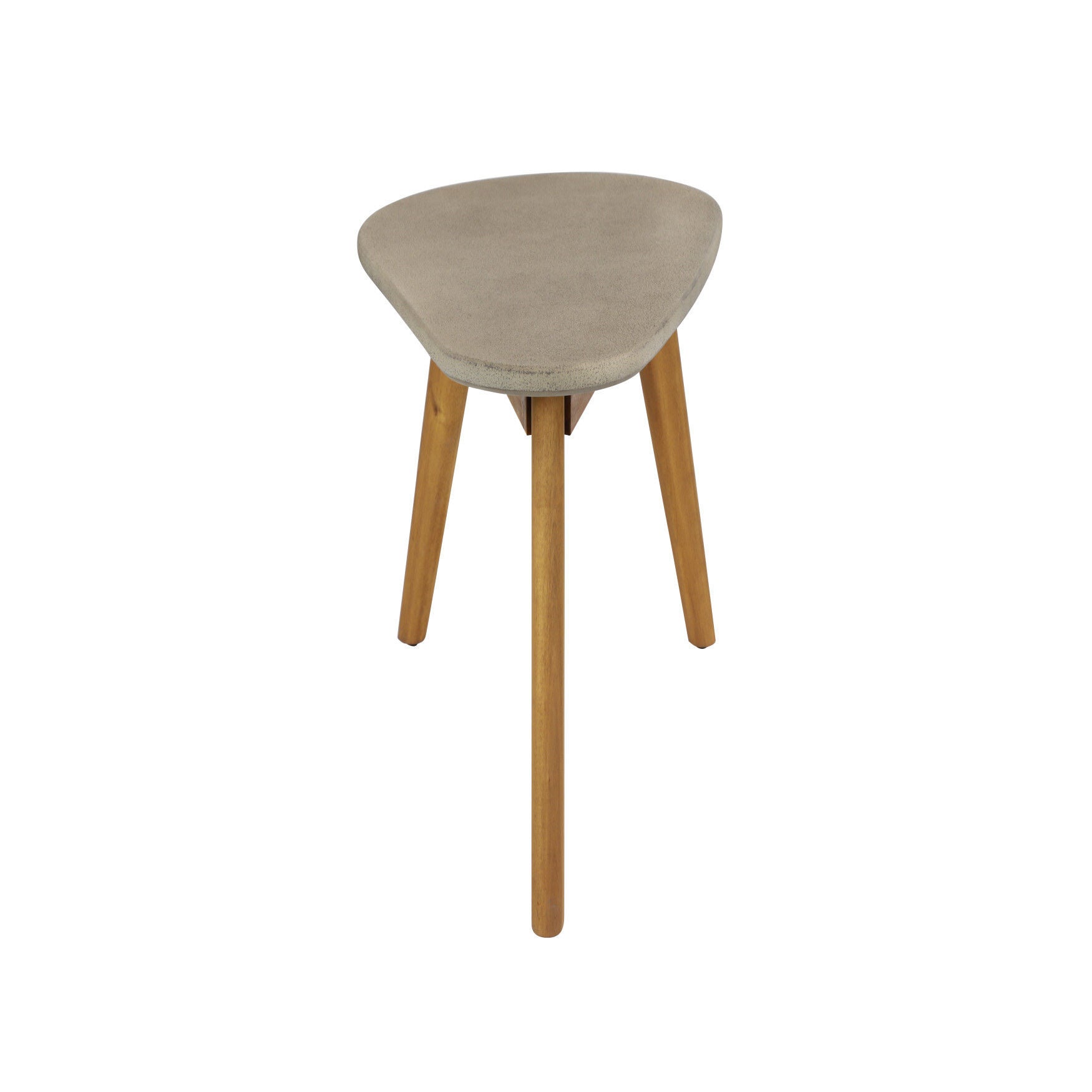 Grey Resin Modern Outdoor Accent Table, , alternate image number 3