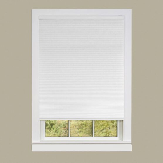 Cordless Honeycomb Cellular Pleated Shade, WHITE, hi-res image number null