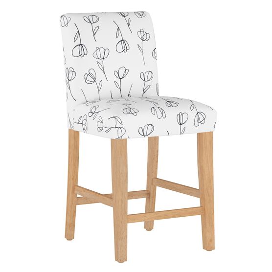 Contoured Tulips Counter Stool, TULIP WHITE, hi-res image number null