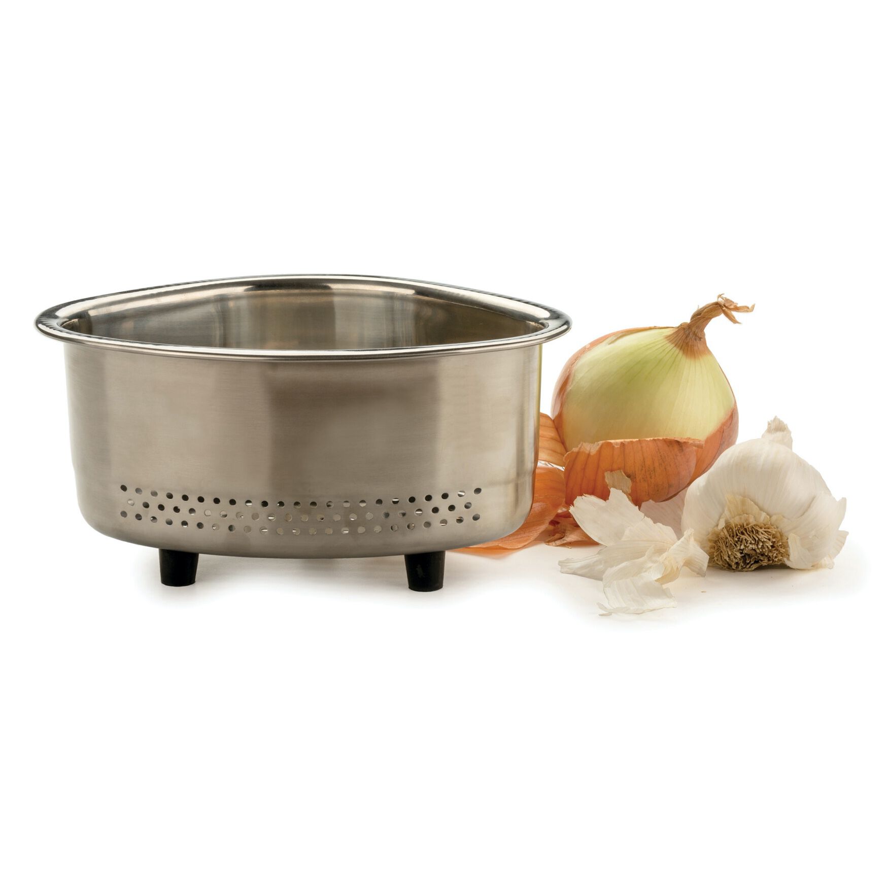 In-Sink Stainless Steel Corner Basket, , on-hover image number 1