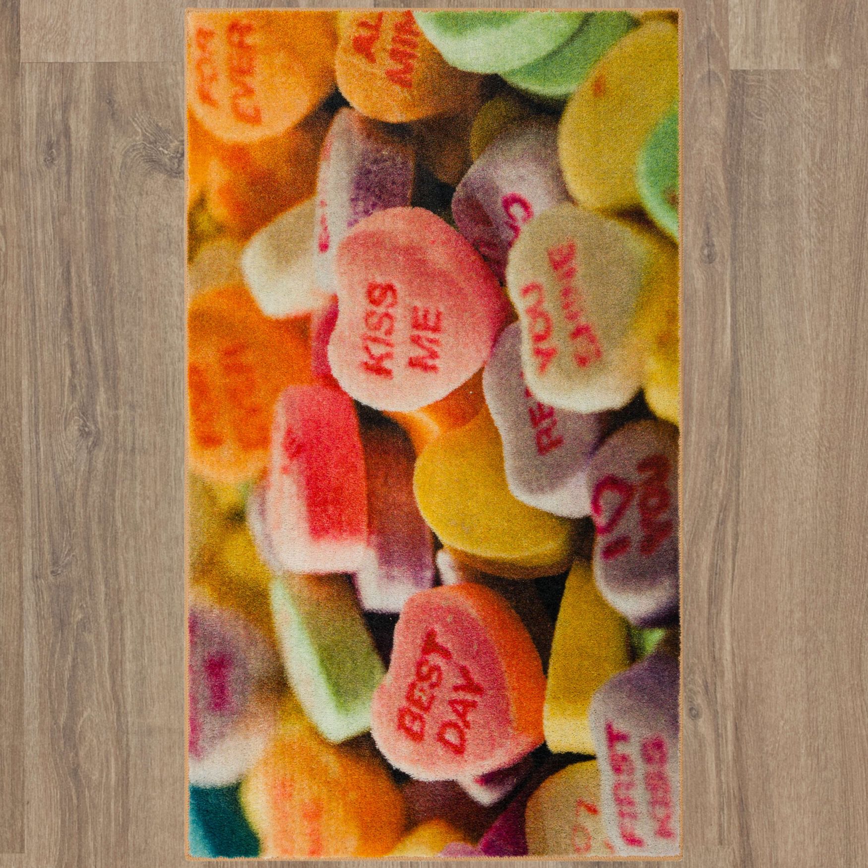 Kiss Me Candy Multi Kitchen Rug, , alternate image number 4