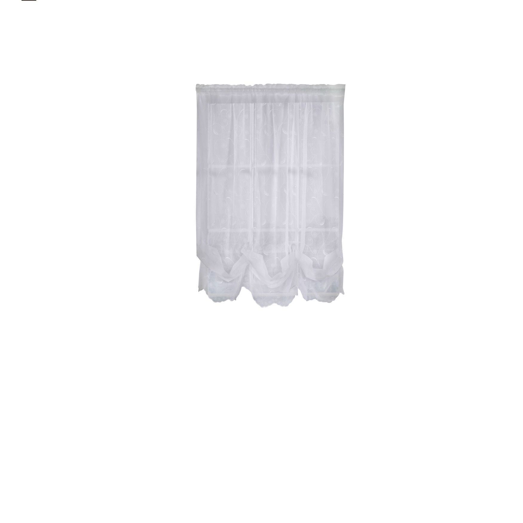 Hathaway Sheer Rod Pocket Curtain Panel, , alternate image number 4