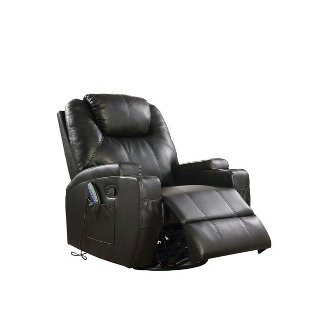Rocker Recliner W/Swivel (Motion), BLACK, hi-res image number null