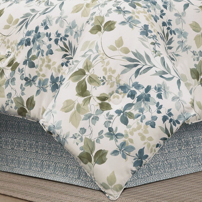Evergreen Blue Comforter Set, BLUE, alternate image number null