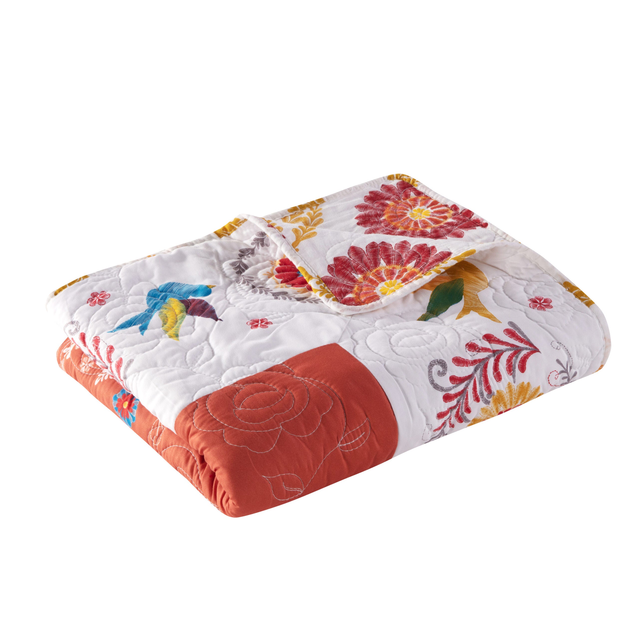 Topanga Boho Quilted Throw Blanket, MULTI, alternate image number 2