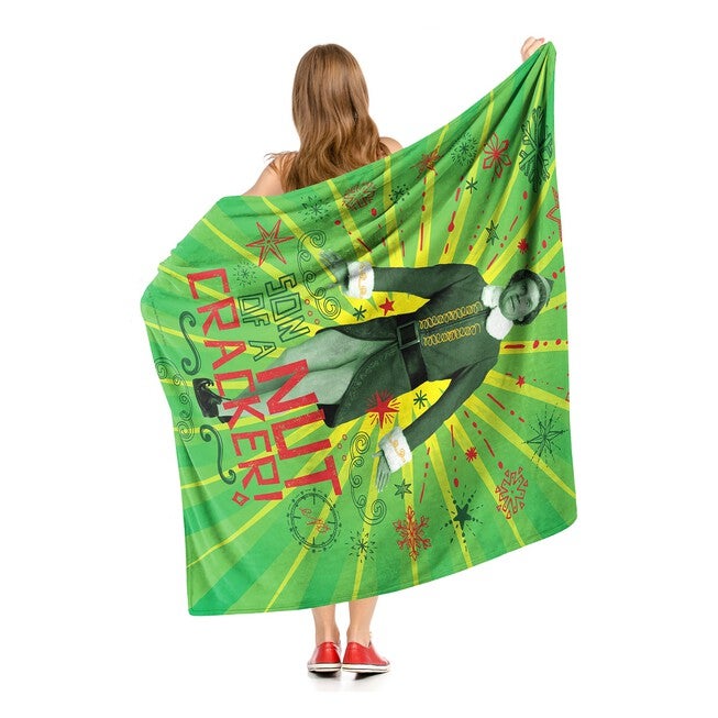 Wb Elf Nutcracker Silk Touch Throw Blanket, , alternate image number 5