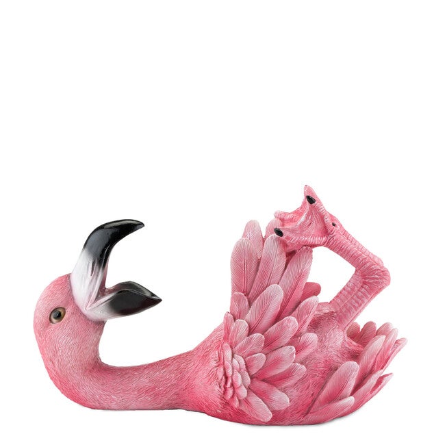 Polyresin Flirty Flamingo Bottle Holder By True, , alternate image number 2