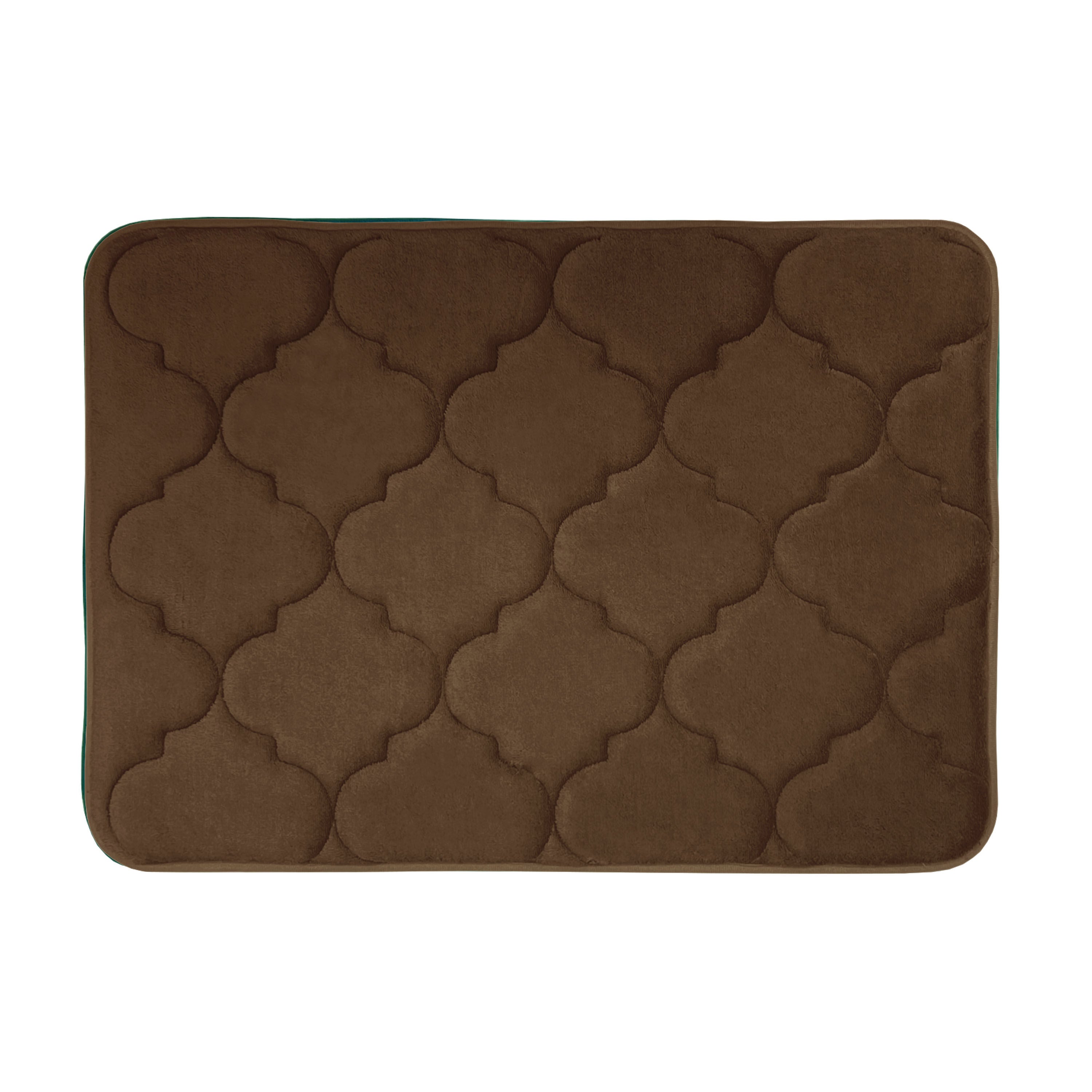 Madison 17x24 Memory Foam Mat, BROWN, hi-res image number 0