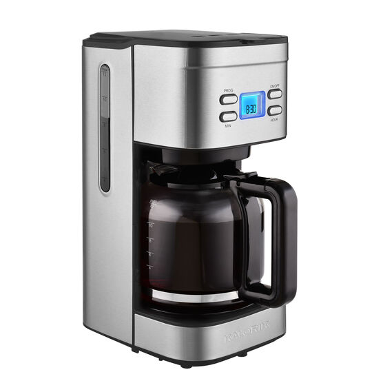 Kalorik Programmable 12 Cup Coffee Maker, Stainless Steel, , alternate image number null