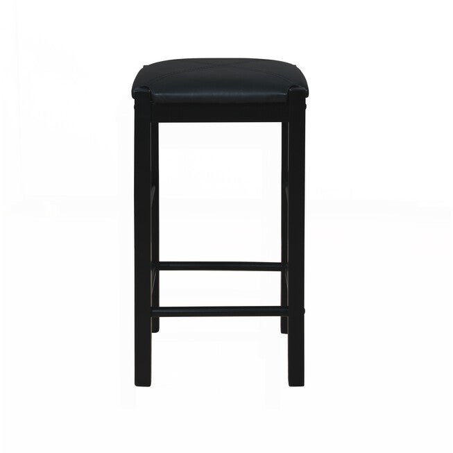 Lancer Backless Counter Stools, Black - Set of Two, , alternate image number 3